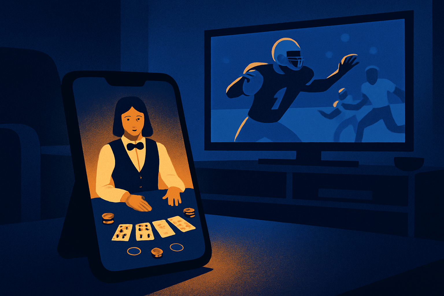 Why kickoff sends people to the tables, not just the odds