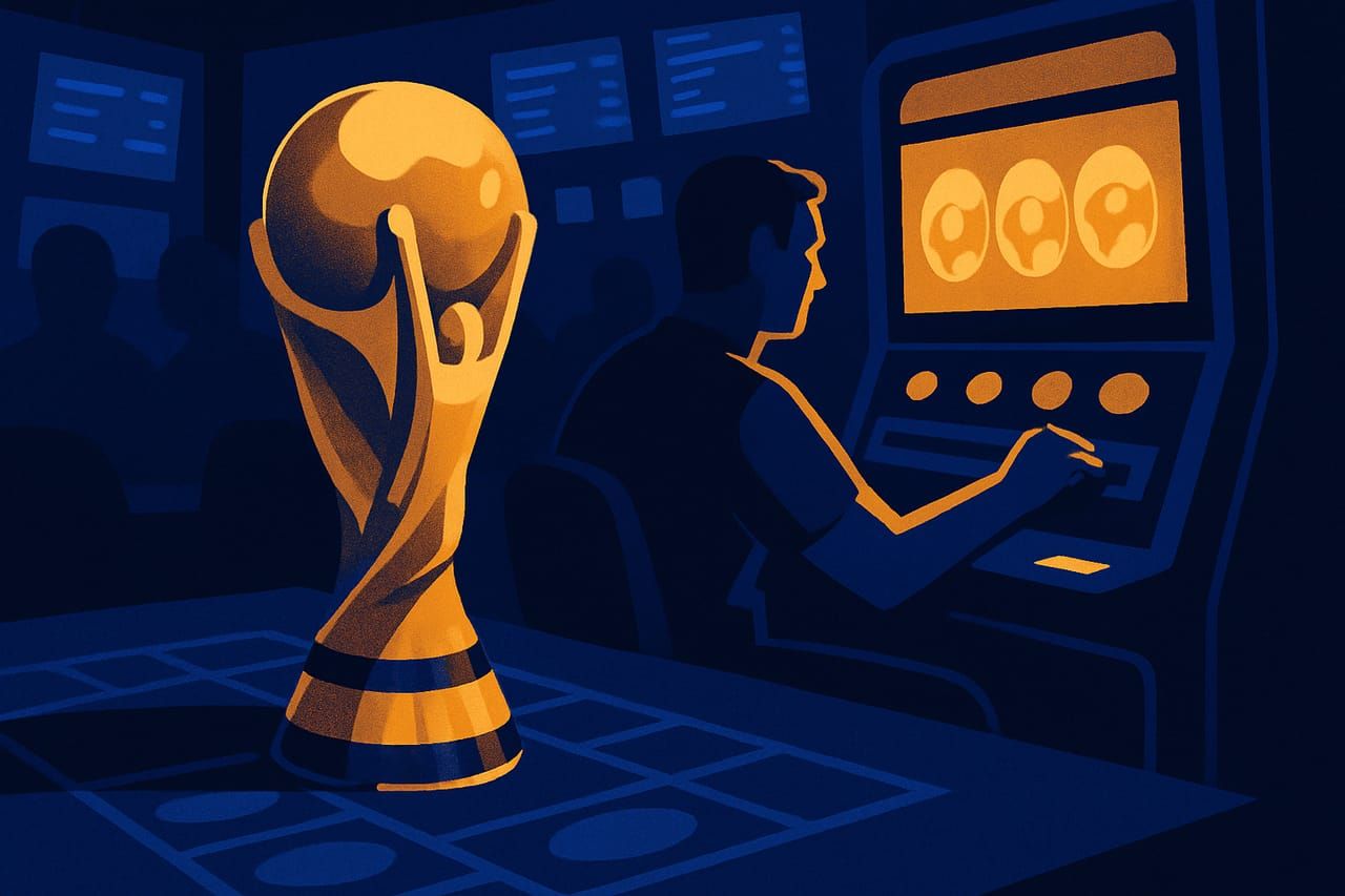 Where a night of World Cup markets meets a pokies session